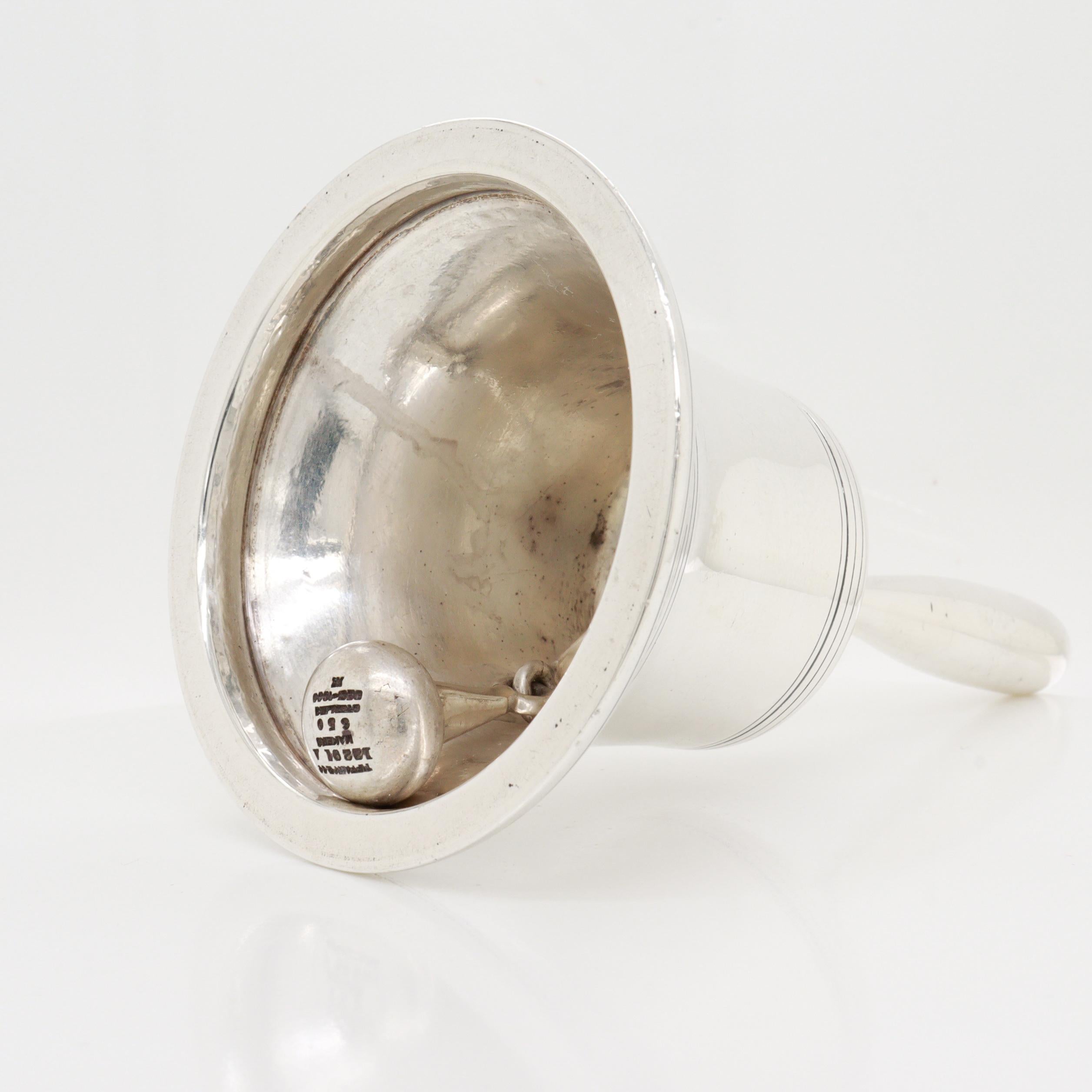 Vintage Tiffany & Co. Sterling Silver Table Bell For Sale 3