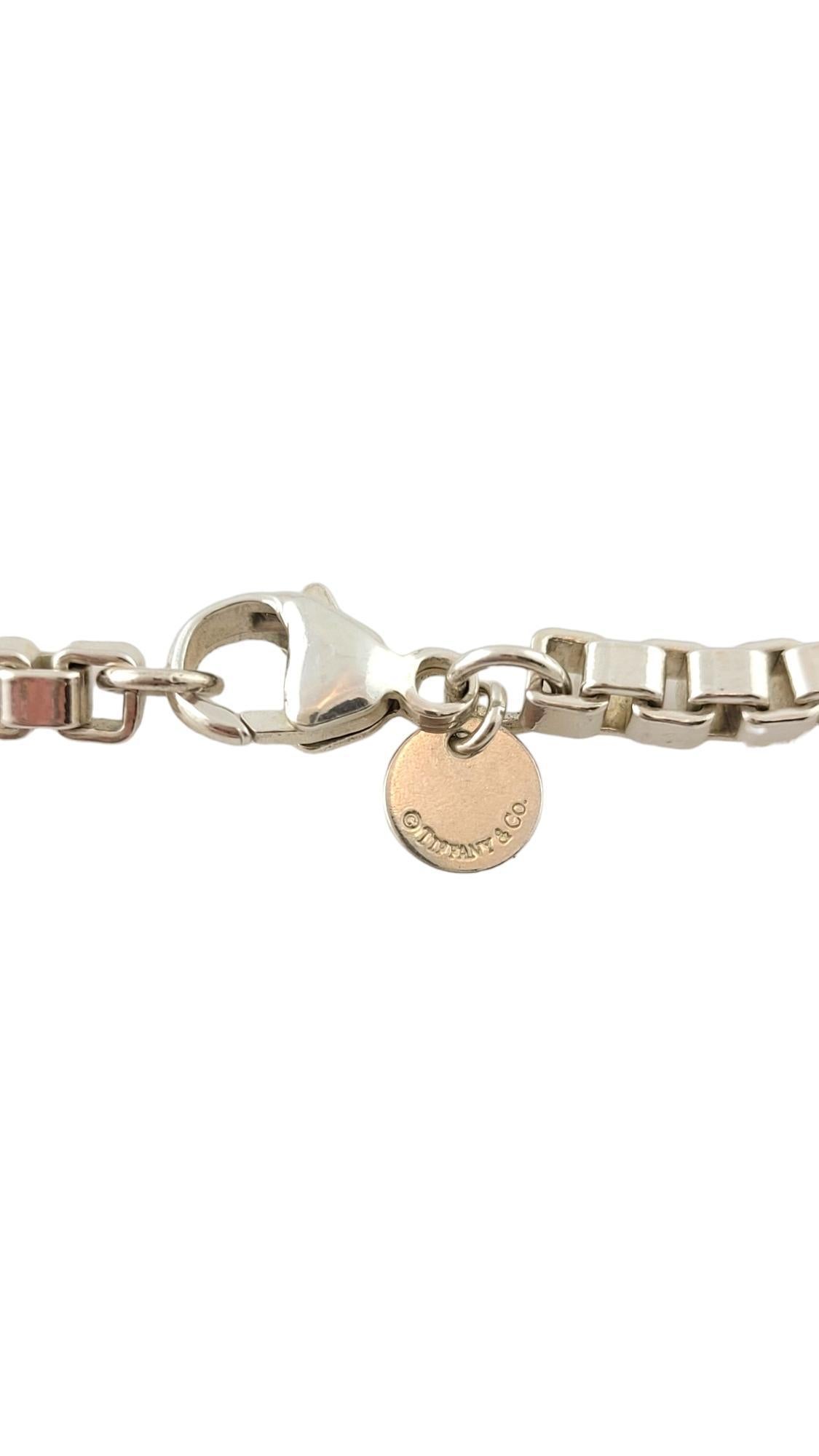 Weinlese Tiffany & Co. Venezianische Gliederhalskette aus Sterlingsilber #17403 Damen