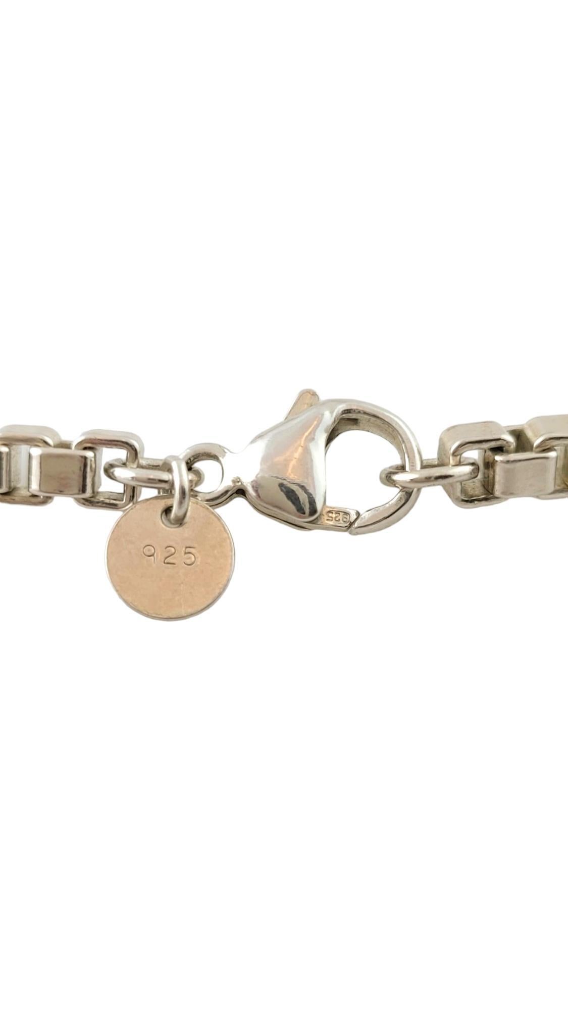 Weinlese Tiffany & Co. Venezianische Gliederhalskette aus Sterlingsilber #17403 1