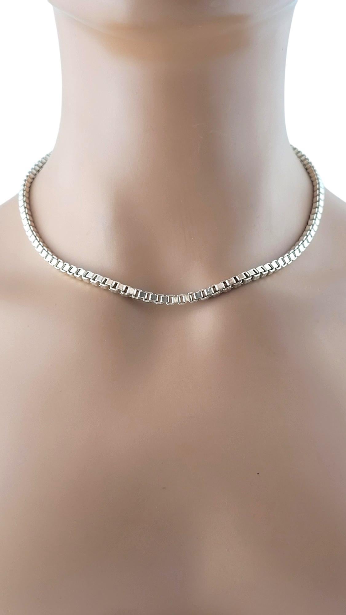 Weinlese Tiffany & Co. Venezianische Gliederhalskette aus Sterlingsilber #17403 2