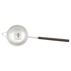 Vintage Tiffany & Co. Sterling Silver & Wood Handle Tea Strainer