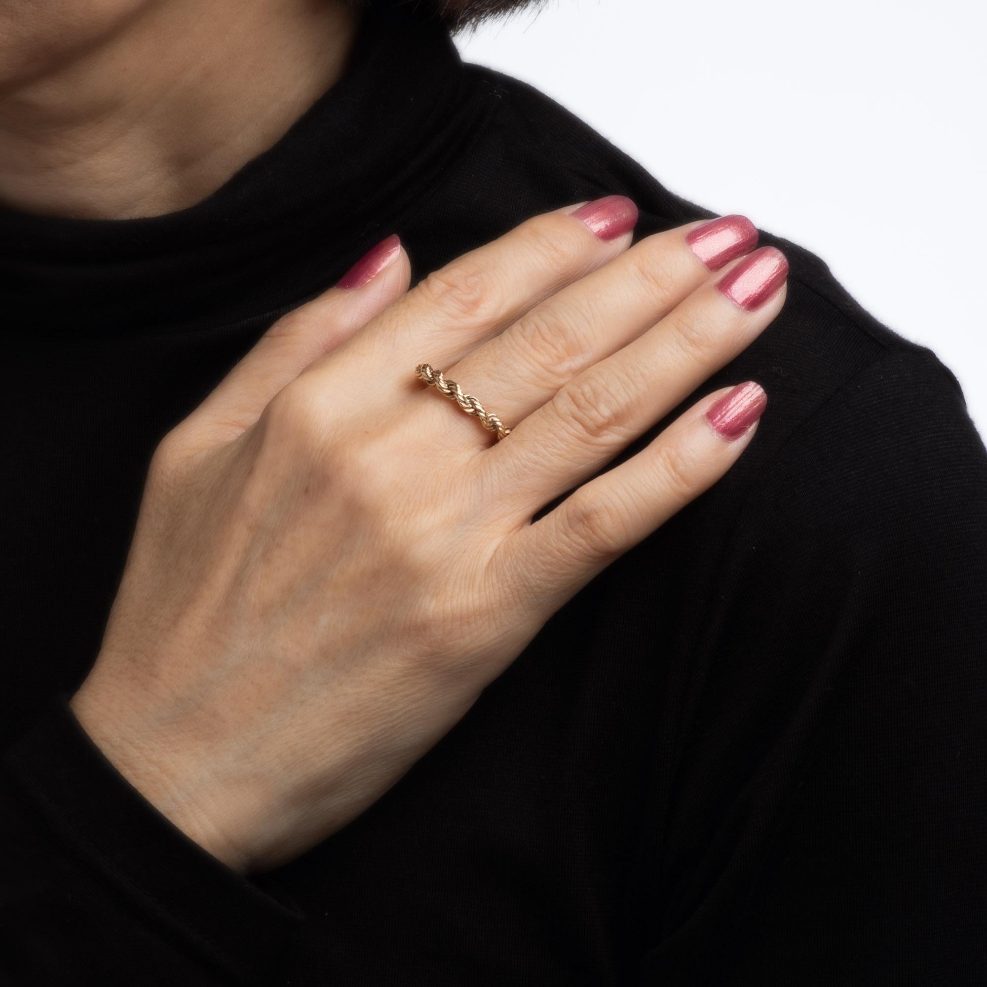 tiffany twisted rope ring