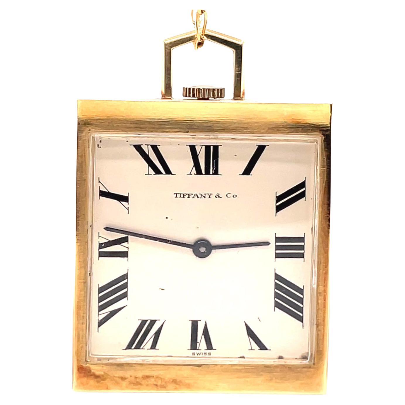 Vintage Tiffany & Co. Swiss Made Watch Pendant