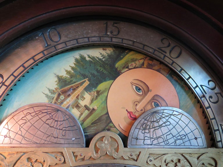 Vintage Tiffany and Co. Tall Case Clock For Sale at 1stDibs