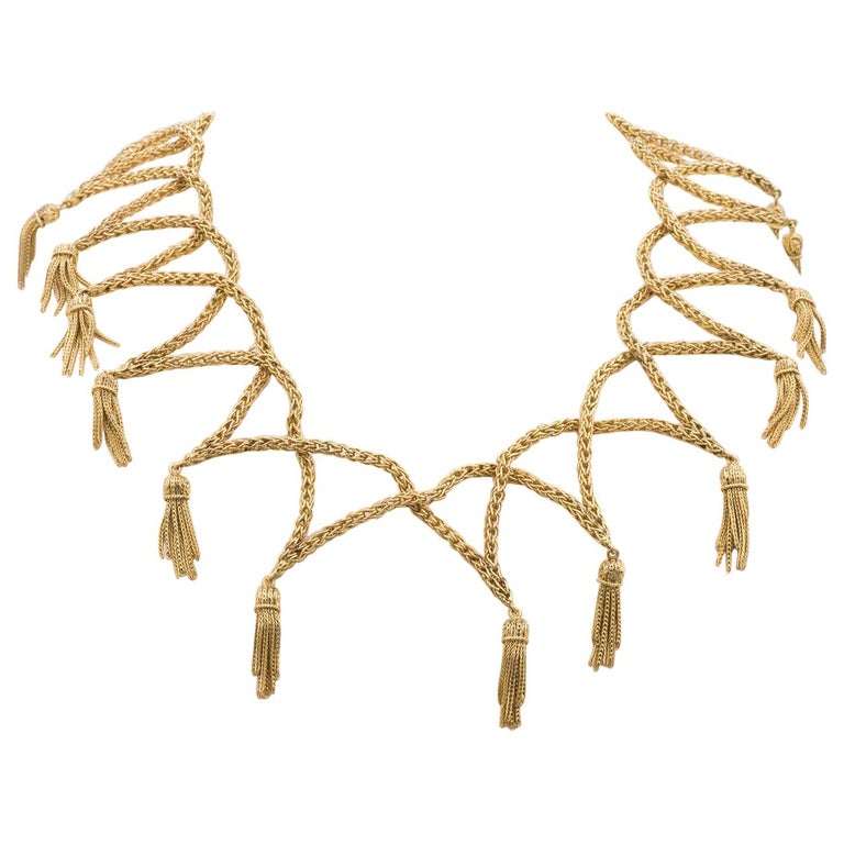 Tiffany tassel necklace clearance