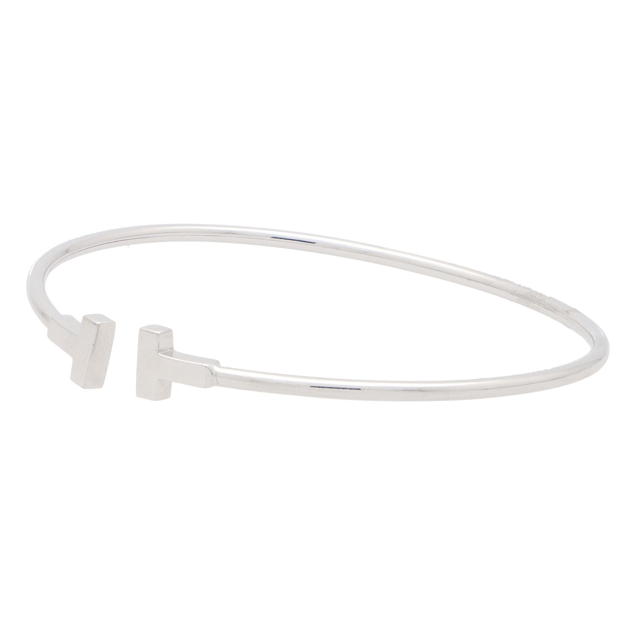 tiffany wire t bracelet