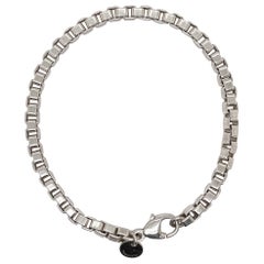 Weinlese Tiffany & Co. Italienisches venezianisches Gliederarmband aus Sterlingsilber