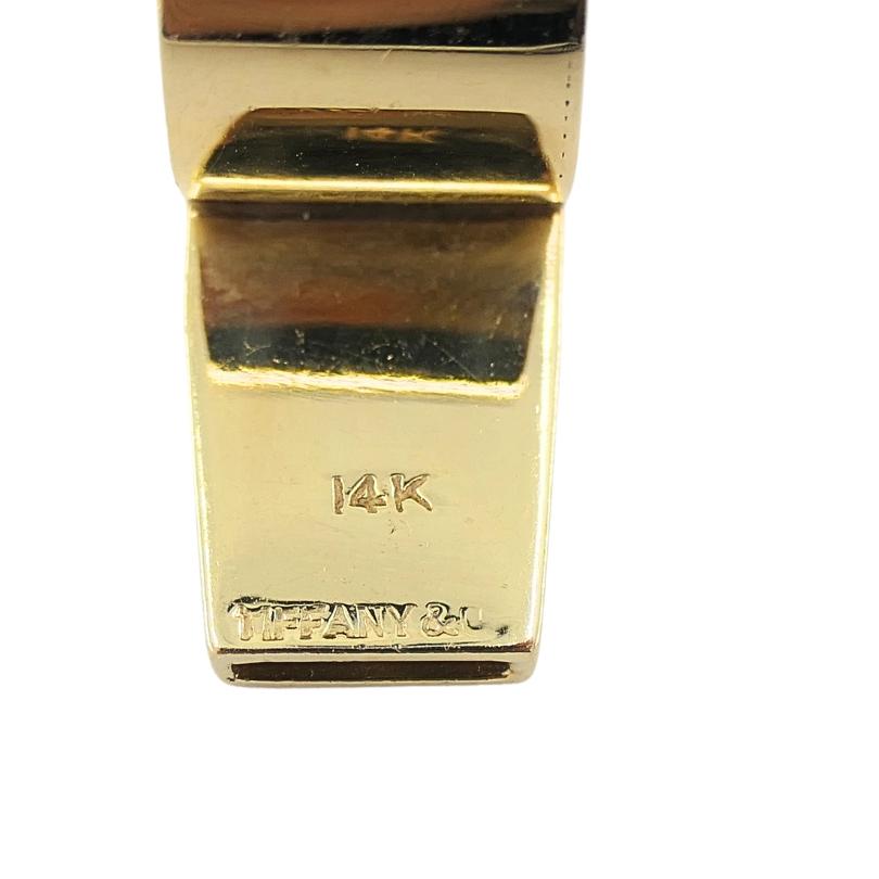 Vintage Tiffany & Co. Whistle Pendant 14k Gold For Sale 2