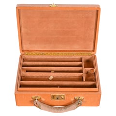 Vintage Tiffany & Co. Boîte à bijoux en cuir pour femmes