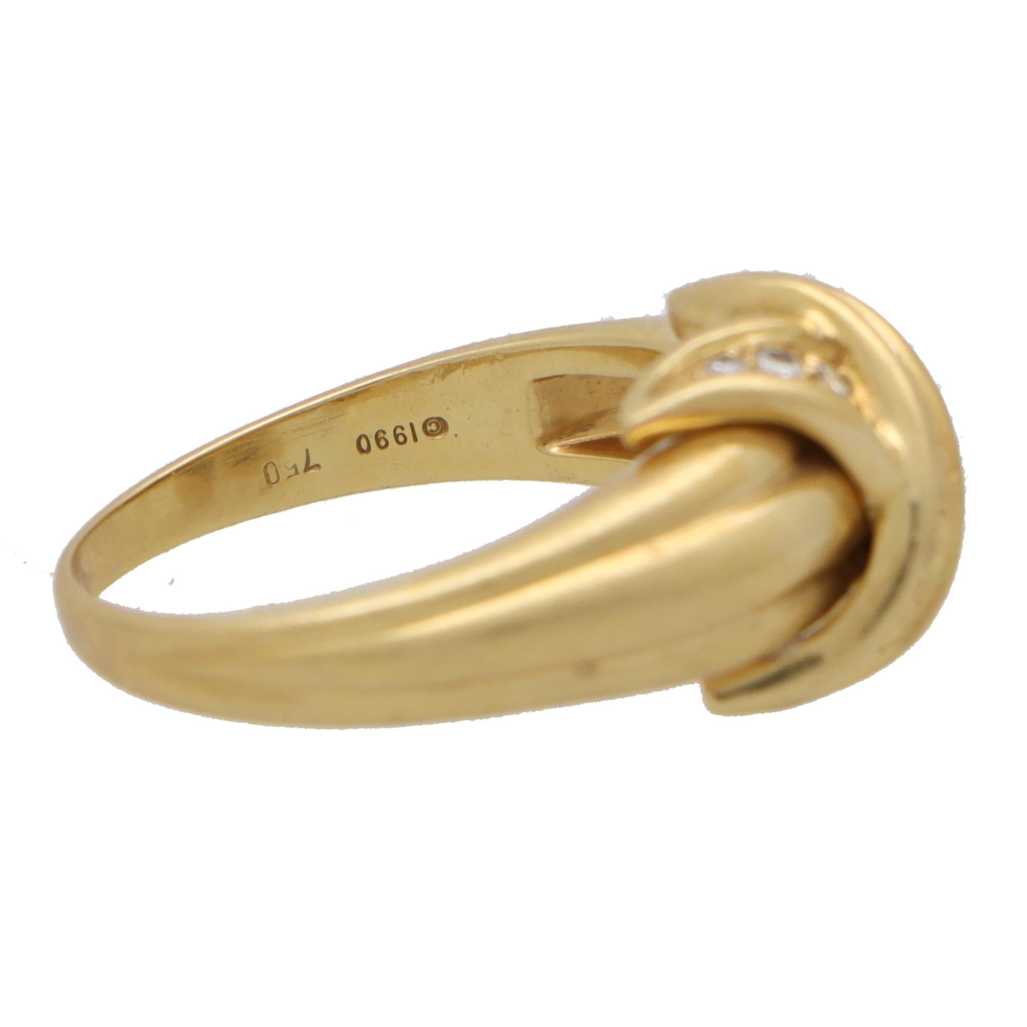 tiffany x ring with diamonds