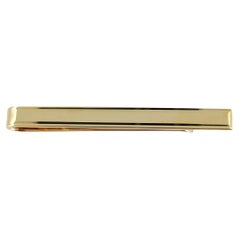 Vintage Tiffany & Co. Yellow Gold Engravable Tie Bar