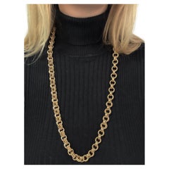 Vintage, Tiffany & Co., Yellow Gold Long Chain Necklace