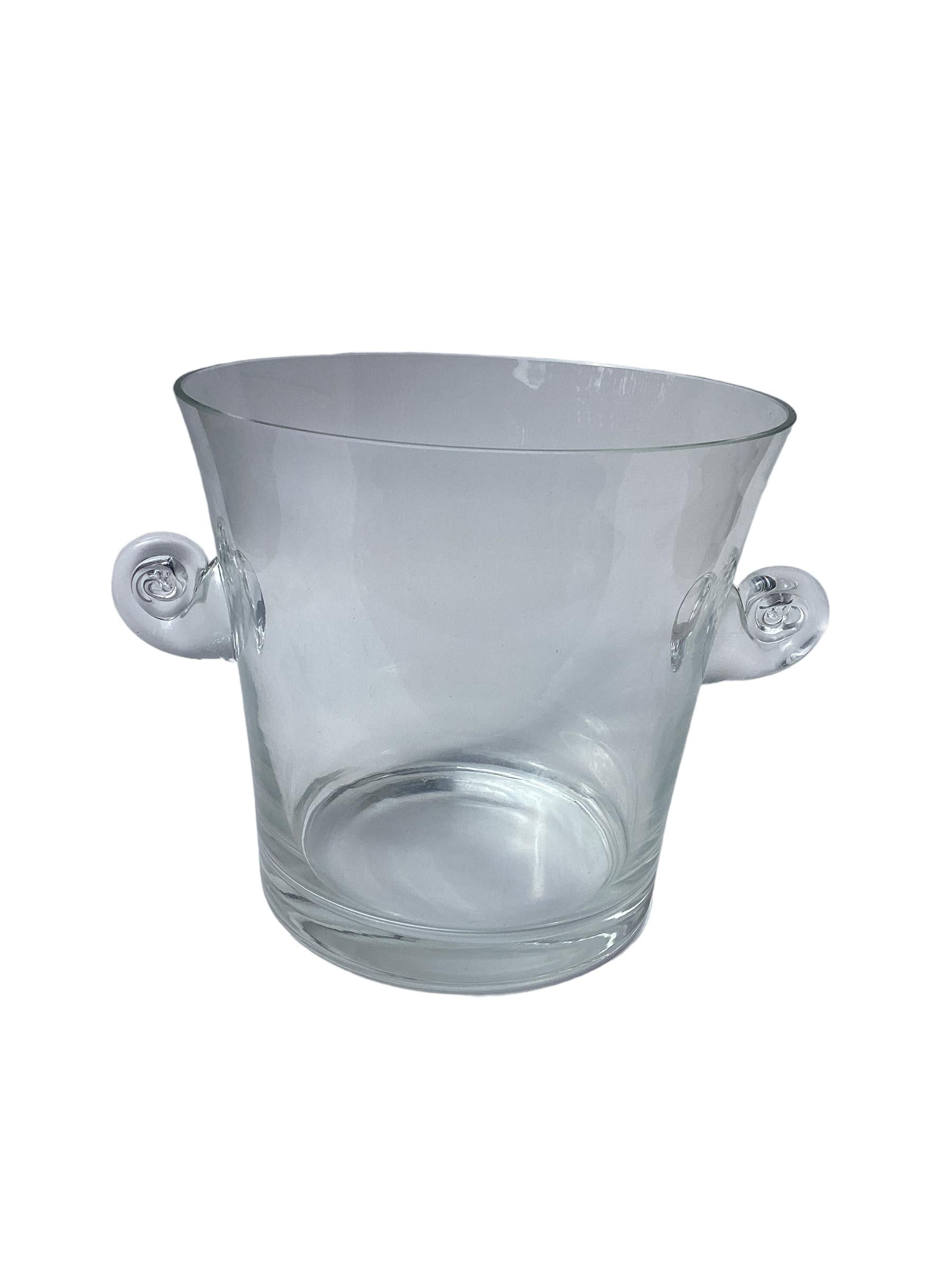 Vintage Tiffany Crystal Ice Bucket, 1960s For Sale 3