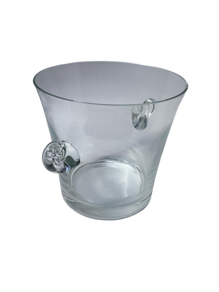Vintage Tiffany Crystal Ice Bucket, 1960s For Sale at
