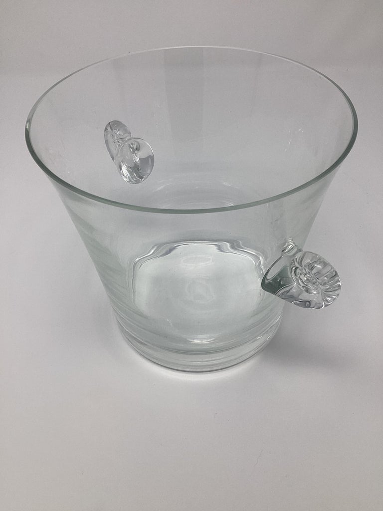 Vintage Tiffany Crystal Ice Bucket, 1960s For Sale at