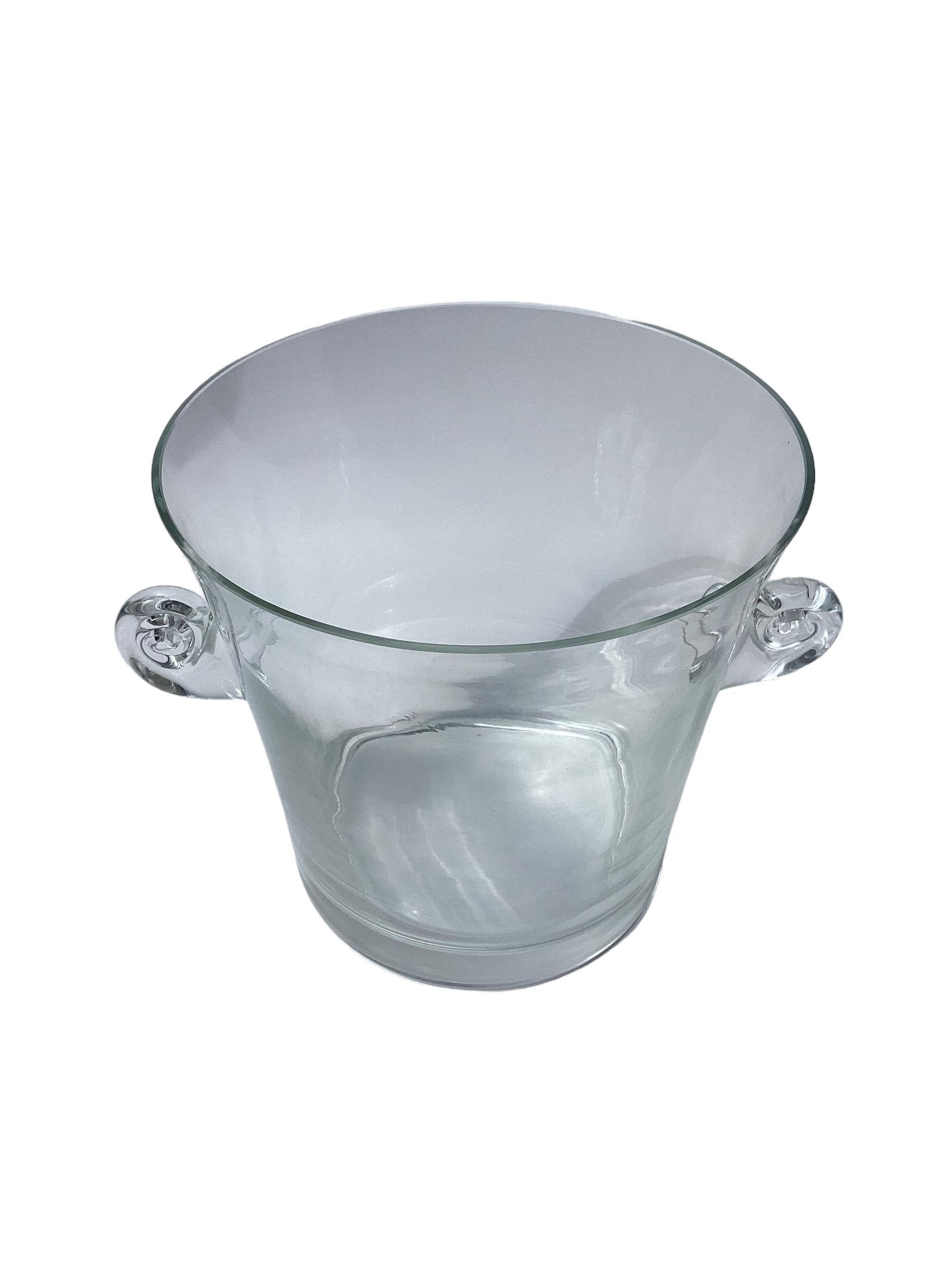 Vintage Tiffany Crystal Ice Bucket, 1960s For Sale 2