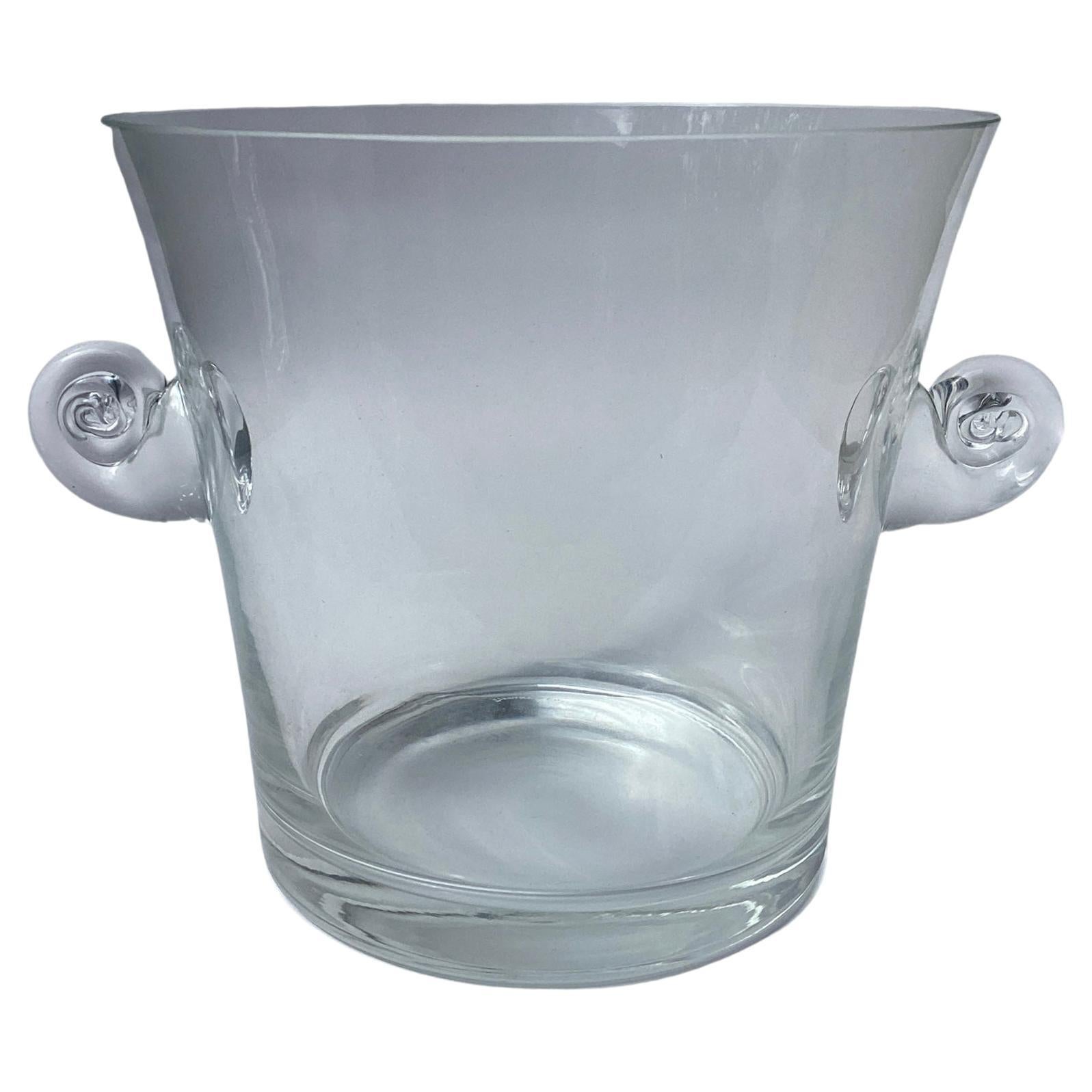 Vintage Tiffany Crystal Ice Bucket, 1960s