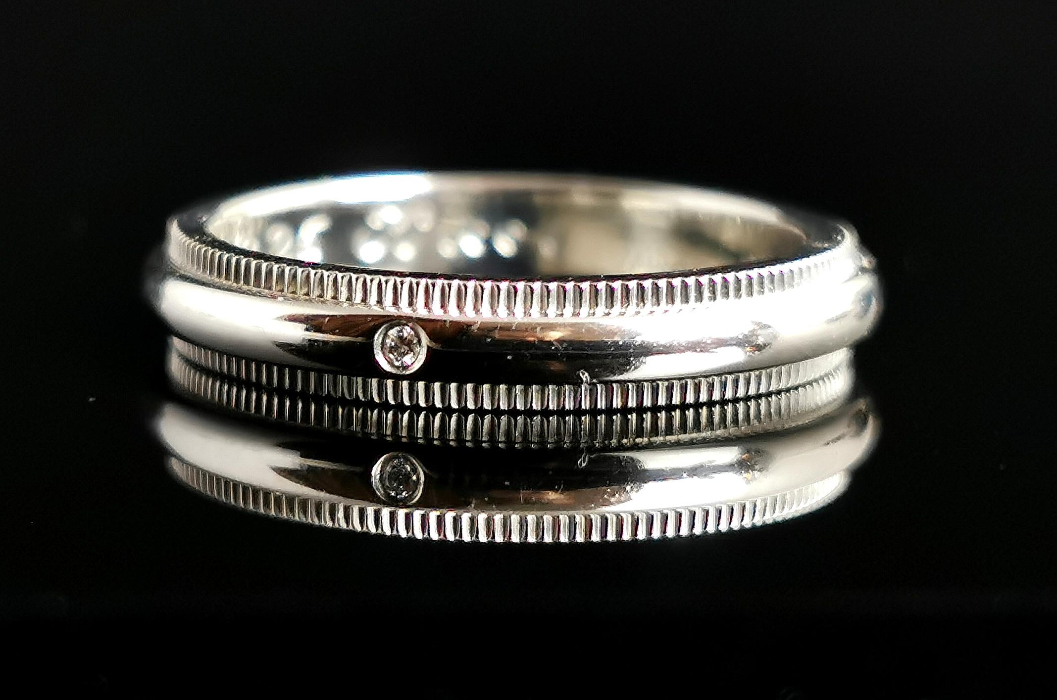 milgrain band ring