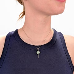 Vintage Tiffany & Sterling Silver & Enamel Figural Lollipop Charm or Pendant