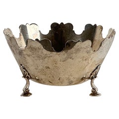 Vintage Tiffany Sterling Silver Footed Monthieth Bowl w/Crown Early 20th Century