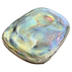 Vintage Tiffany Studios New York 'Turtle Back', fermacarte in vetro Favrile Bronzo