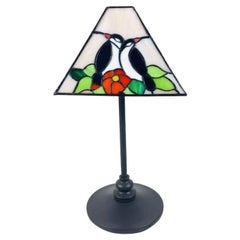 Vintage Tiffany-Style Table Lamp, France, 1960s