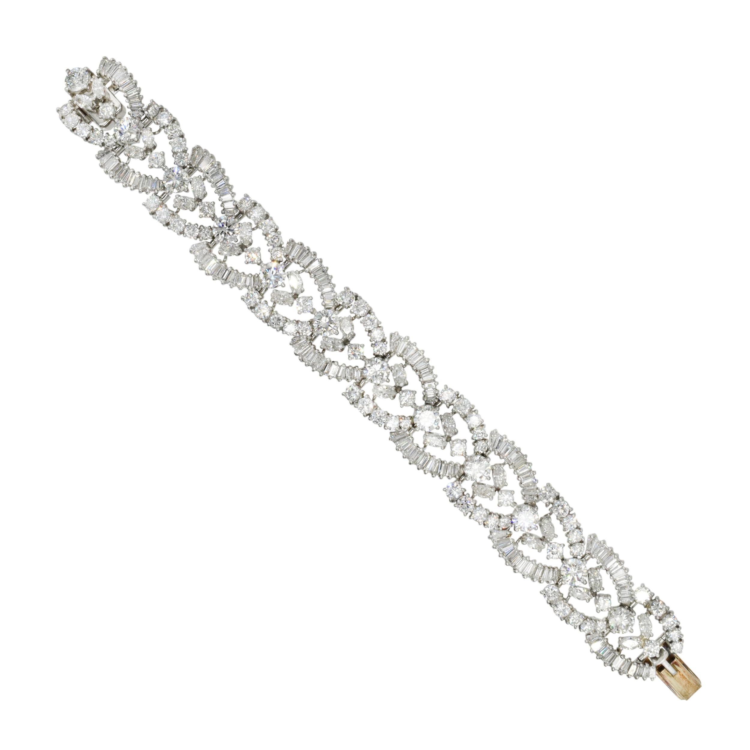 Artist Vintage Tiffany & Co. Diamond Bracelet in Platinum