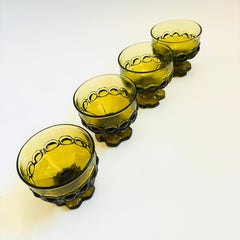 Coupé d'epoca Tiffin Franciscan Madeira Greene & Greene - set di 4
