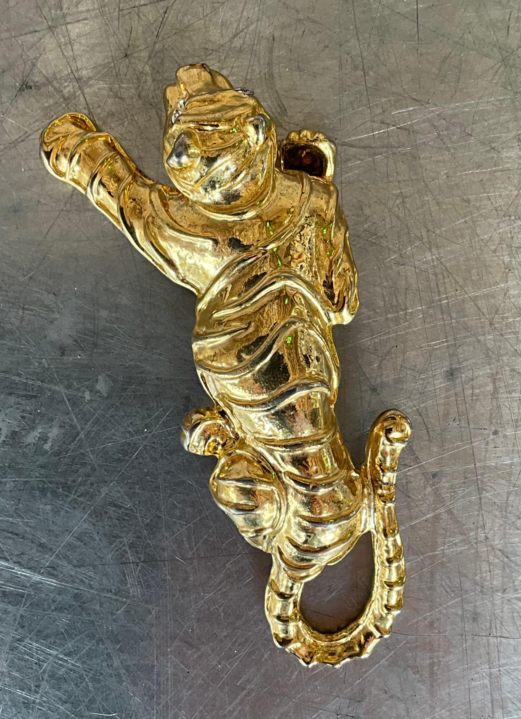 Broche de tigre vintage en venta 5