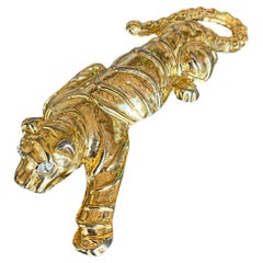 Vintage Tiger Brooch