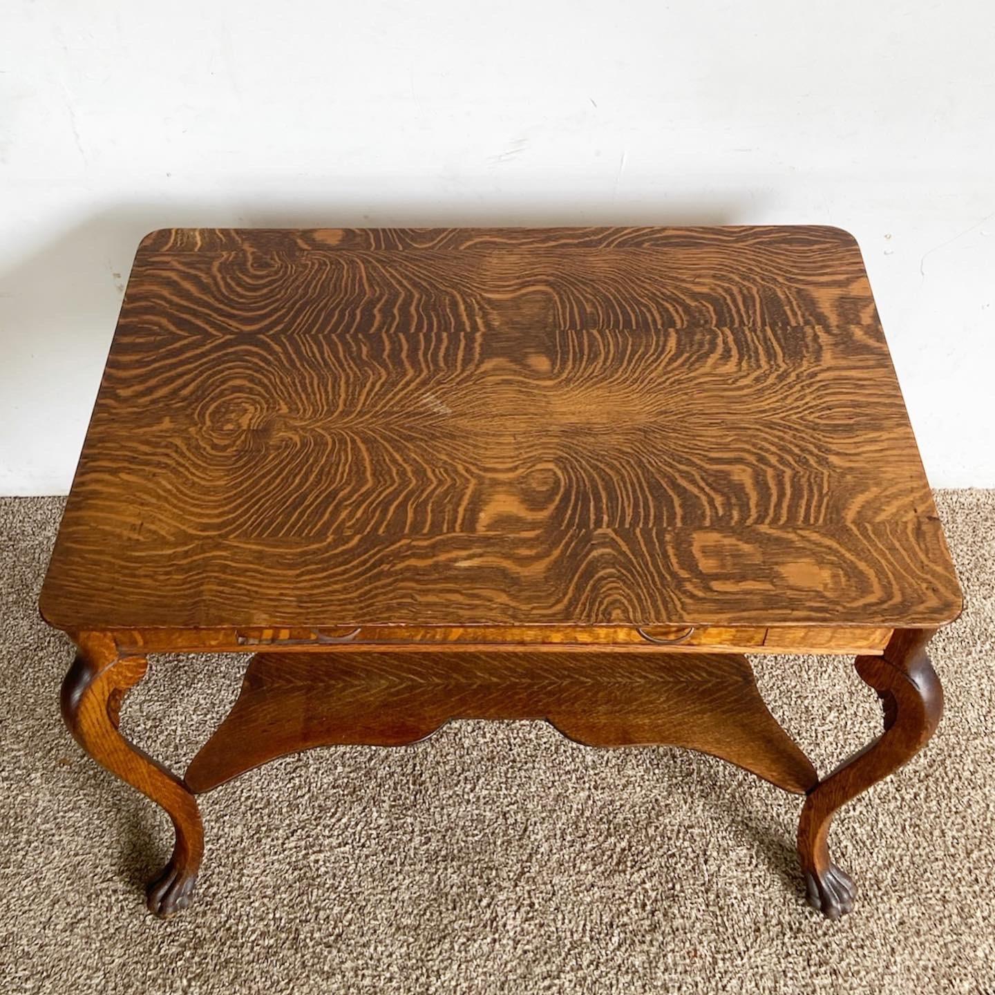 tiger oak table