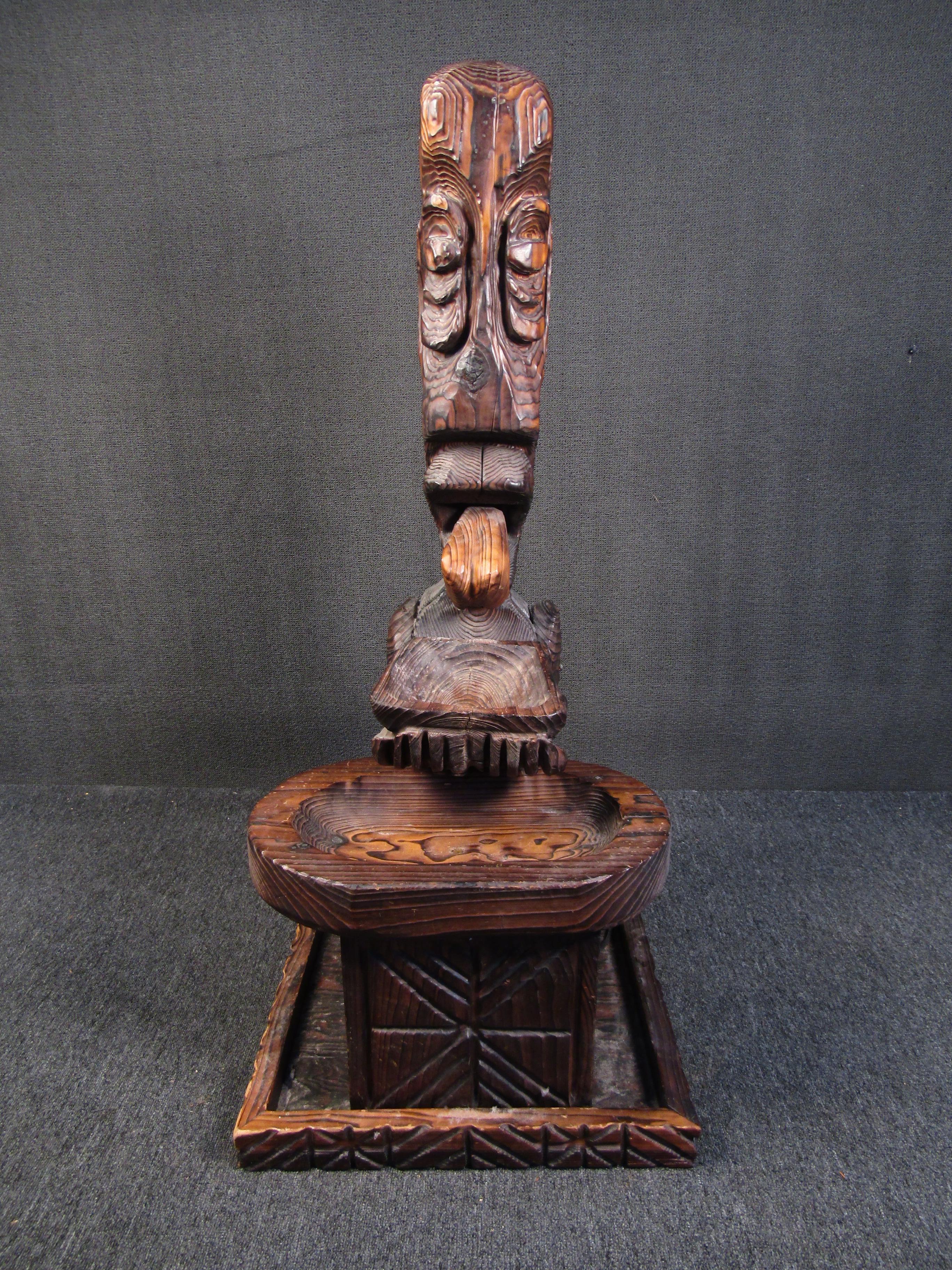 20th Century Vintage Tiki Water Fountain in the Style of Witco