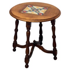 Vintage Tile Top Catalina Accent Table
