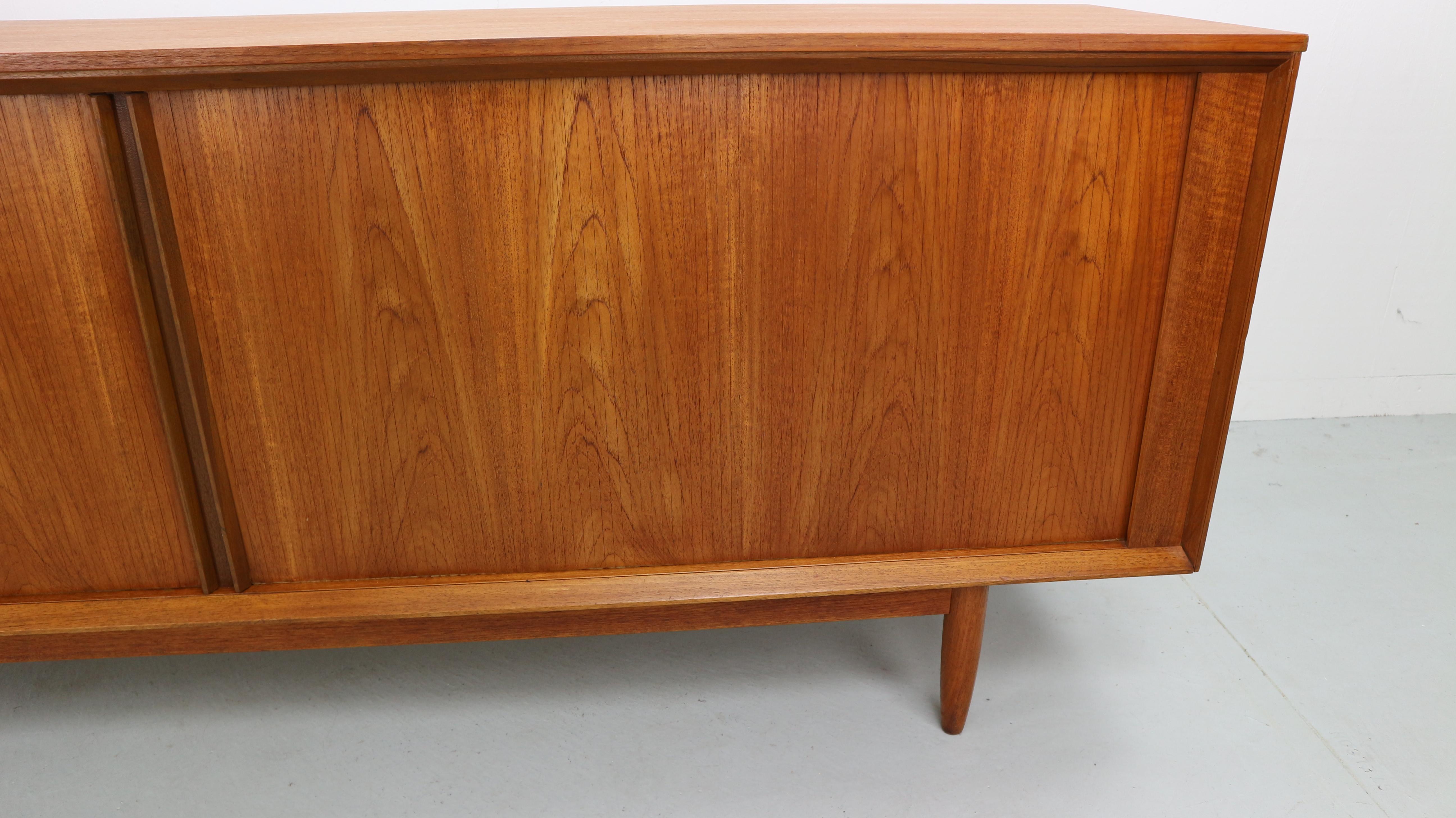 English Vintage Timbour Door Sideboard for Austin Suite by Frank Guille, 1960s