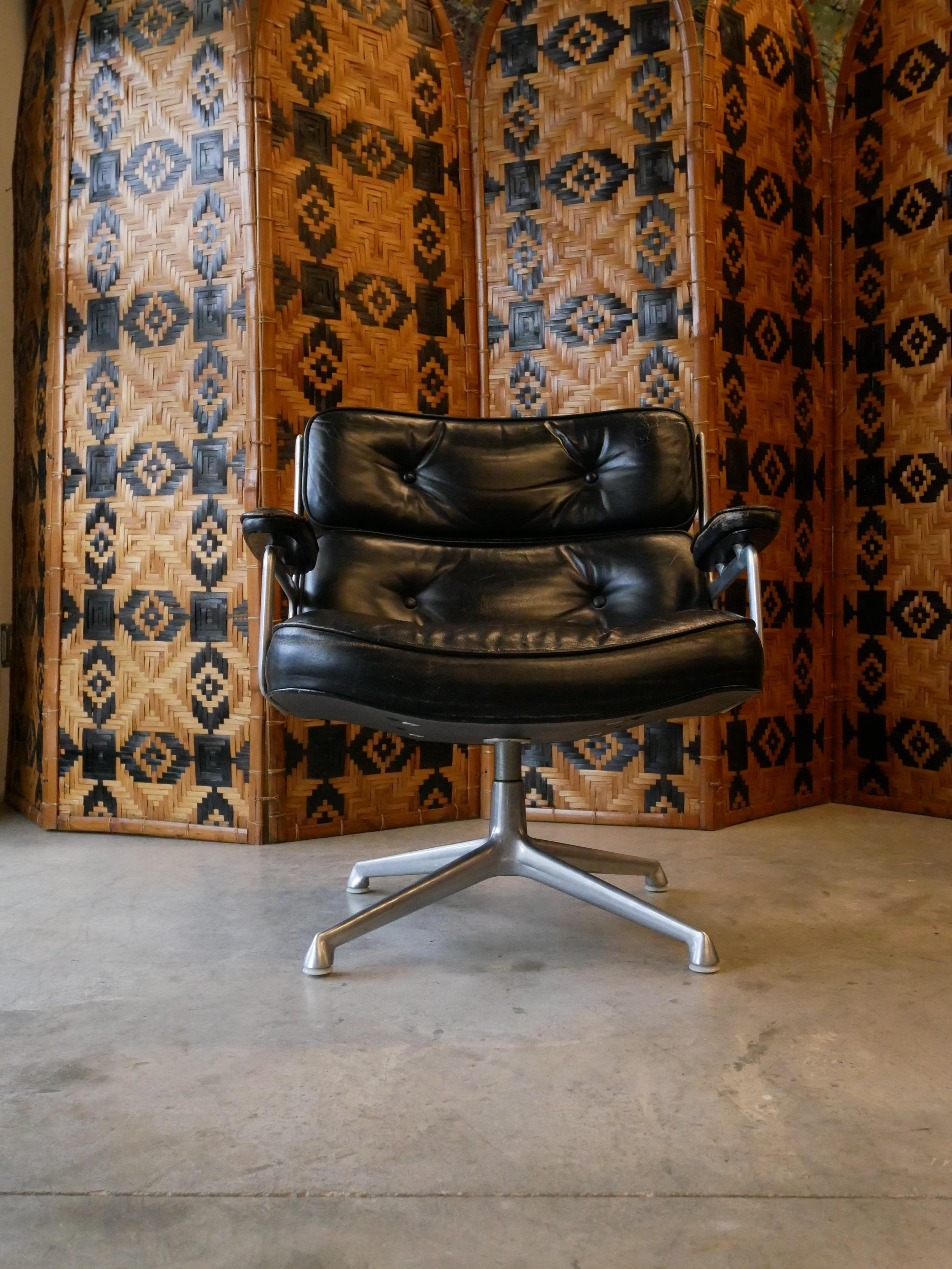 Vintage Time Life Lobby ES105 Stuhl von Charles und Ray Eames für Herman Miller im Angebot 3