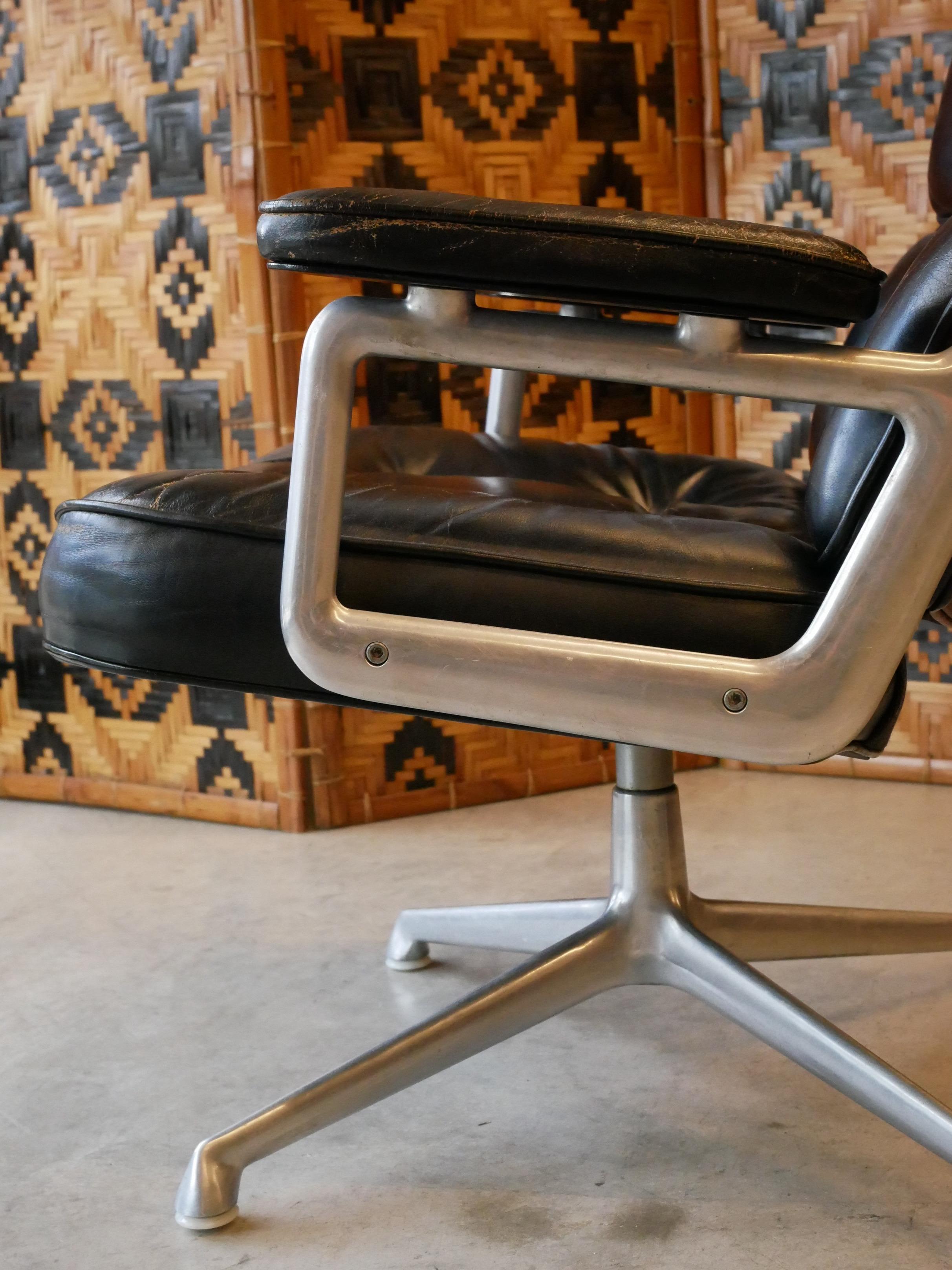 Vintage Time Life Lobby ES105 Stuhl von Charles und Ray Eames für Herman Miller (amerikanisch) im Angebot