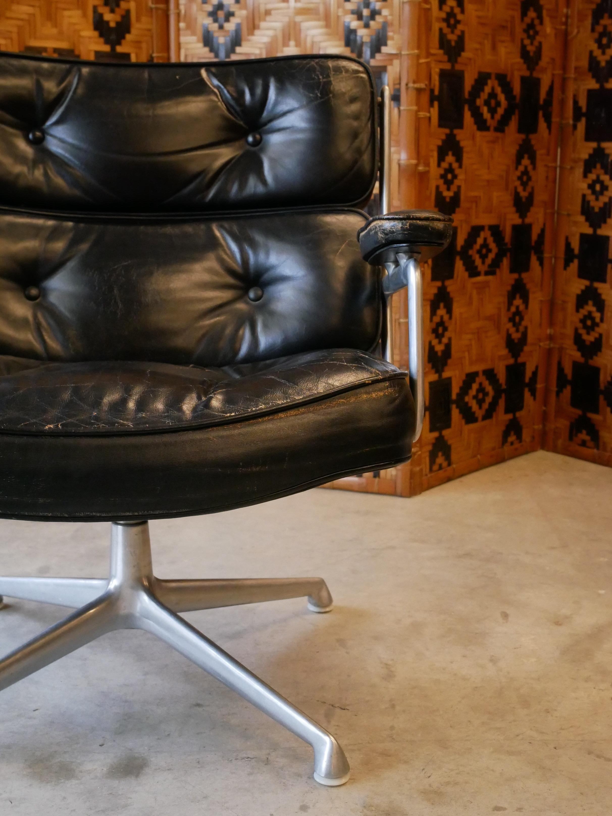 Vintage Time Life Lobby ES105 Stuhl von Charles und Ray Eames für Herman Miller im Angebot 2