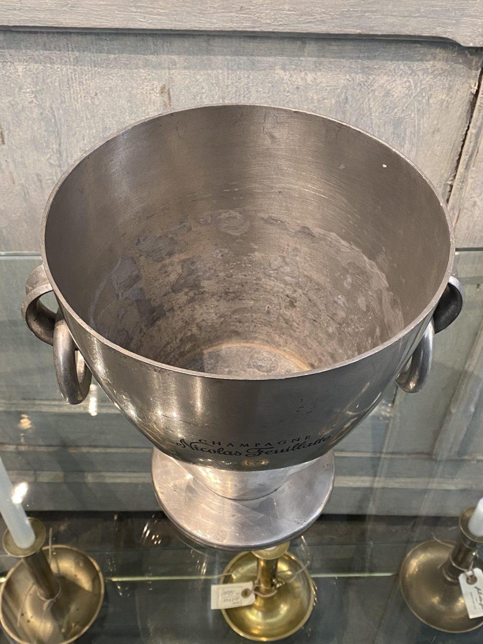 Vintage Tin Champagne Cooler, Nicolas Feuillatte In Good Condition In Copenhagen K, DK