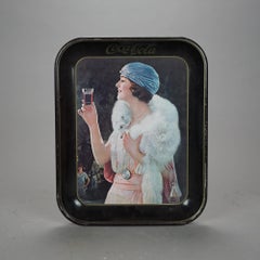 Vintage Tin Coca-Cola Advertising Tray 20th C
