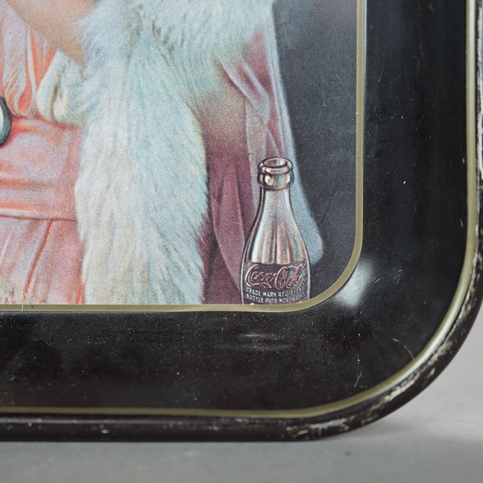 20th Century Vintage Tin Coca-Cola Advertising Tray 20th C