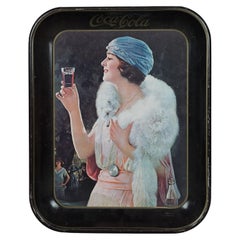 Vintage Tin Coca-Cola Advertising Tray 20th C