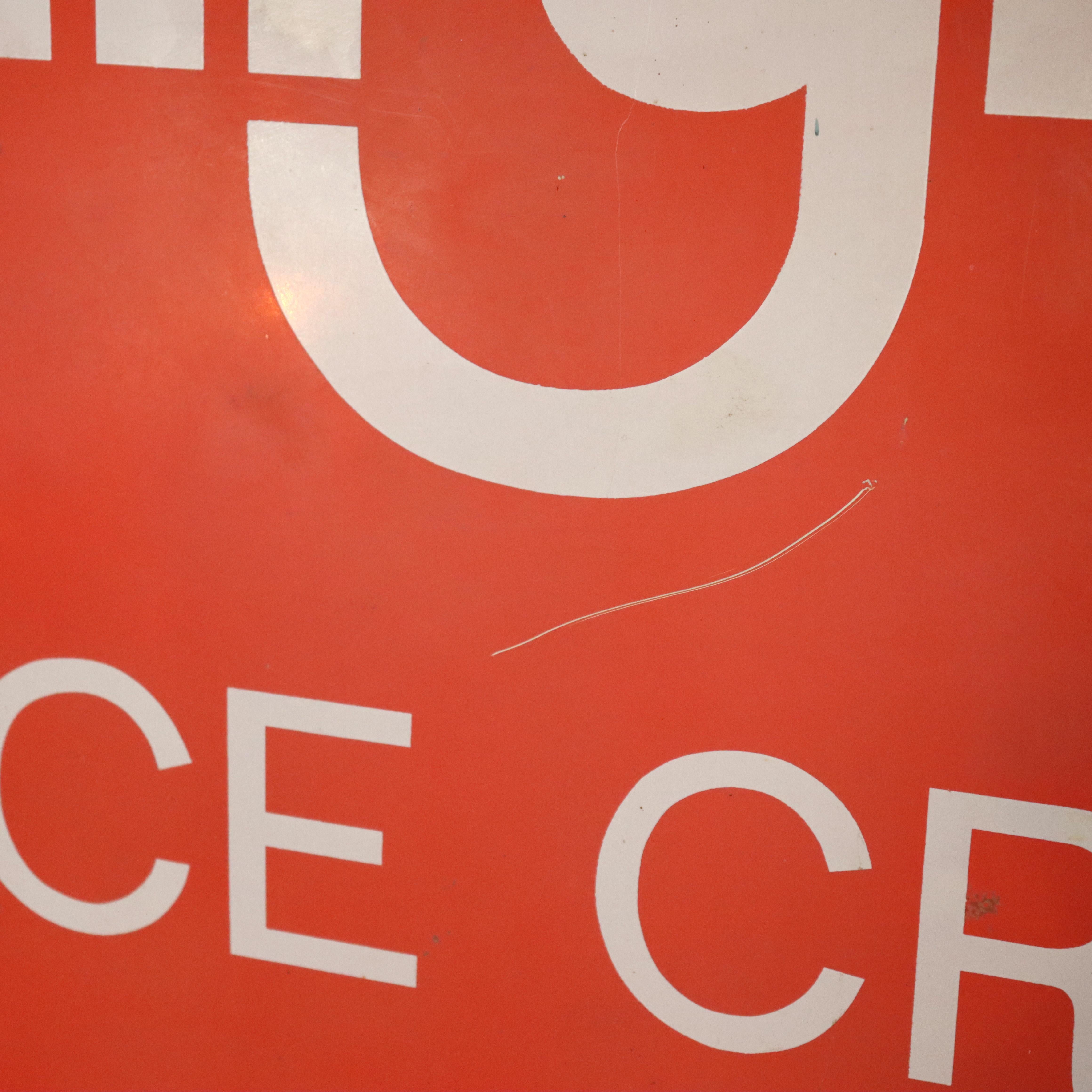 20ième siècle Vintage Tin Dairylea Ice Cream Dairy Advertising Sign C1960 en vente