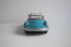 Vintage tin model car, Citroën DS station wagon, 1960s.