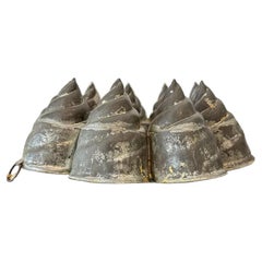 Molde de hojalata vintage con forma de remolino