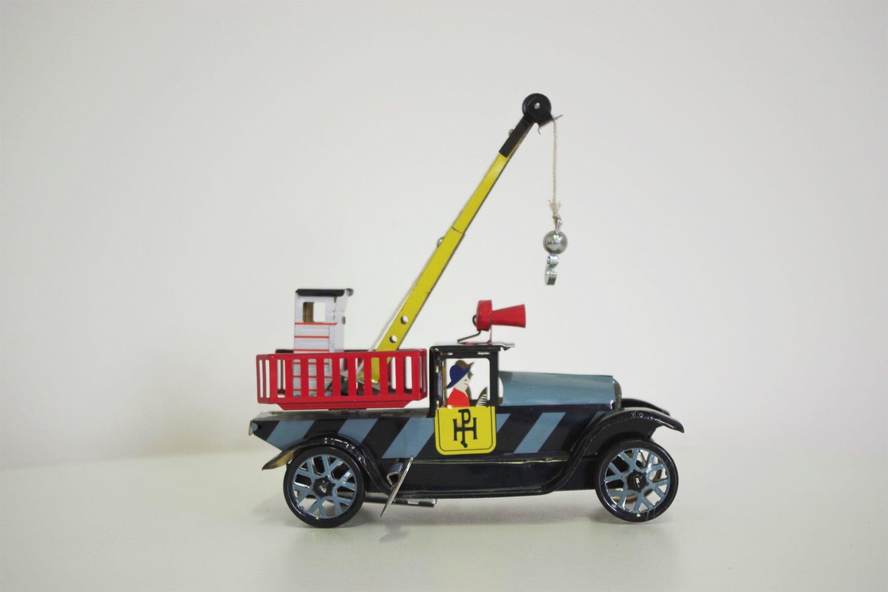 Vintage Tin Toy Car, 1990s - Retro Collectible Charm For Sale 14
