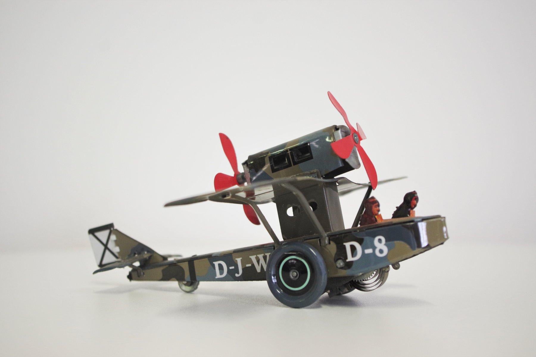 Vintage Tin Toy Car, 1990s - Retro Collectible Charm In Good Condition For Sale In Manzano, IT