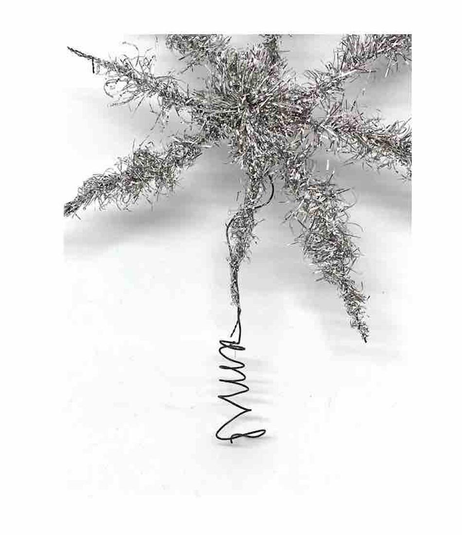 Vintage Tinsel Star Christmas Tree Topper German at 1stDibs german