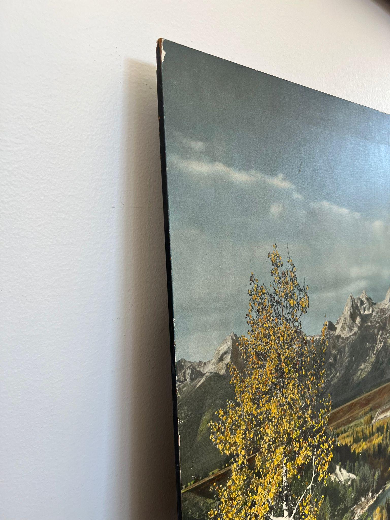 Vintage Tinted photo print In Good Condition For Sale In Seattle, WA