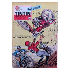 Vintage Tintin Magazine No. 536 January 1959 Illustrated Comic Journal - 2C79