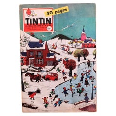 Vintage Tintin Magazine No. 538 February 1959 Illustrated Comic Journal - 2C78